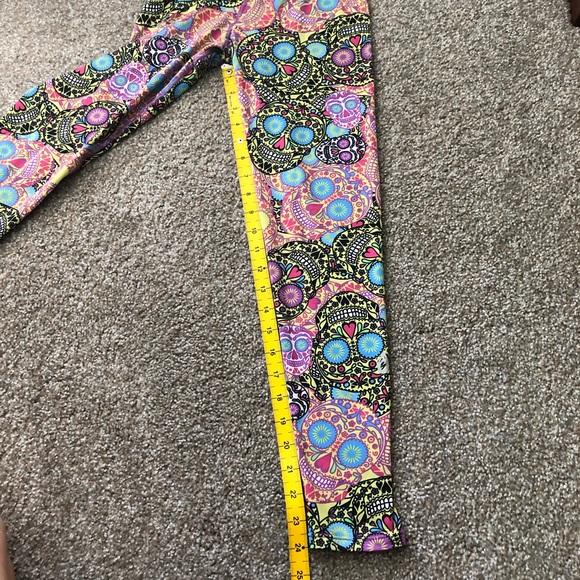 DonaJo Esqueleto Sugar Skull Leggings Size 1 (S/M) - Picture 8 of 12
